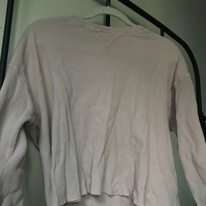 Light pink Brandy Melville Thermal Top